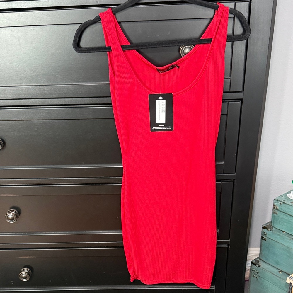 PrettyLittleThing Bold Red Top